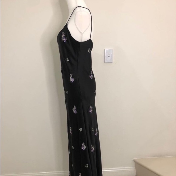 Zara Satin embellished midi dress - Picture 2 of 4